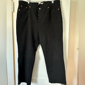 Levi’s premium ribcage straight ankle-length jean